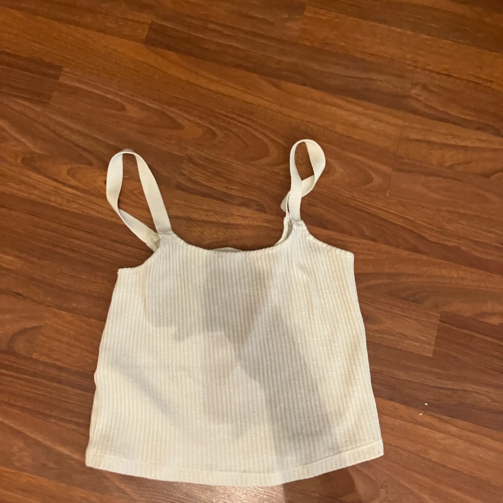Category Women Color White Style Top Crop